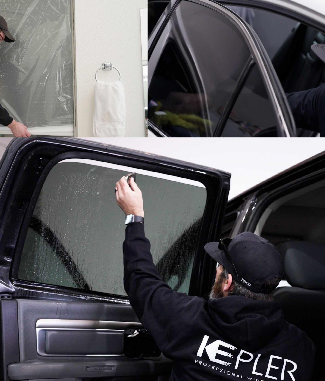 Kepler Window Tinting Specialists at Work in Herndon, Virginia