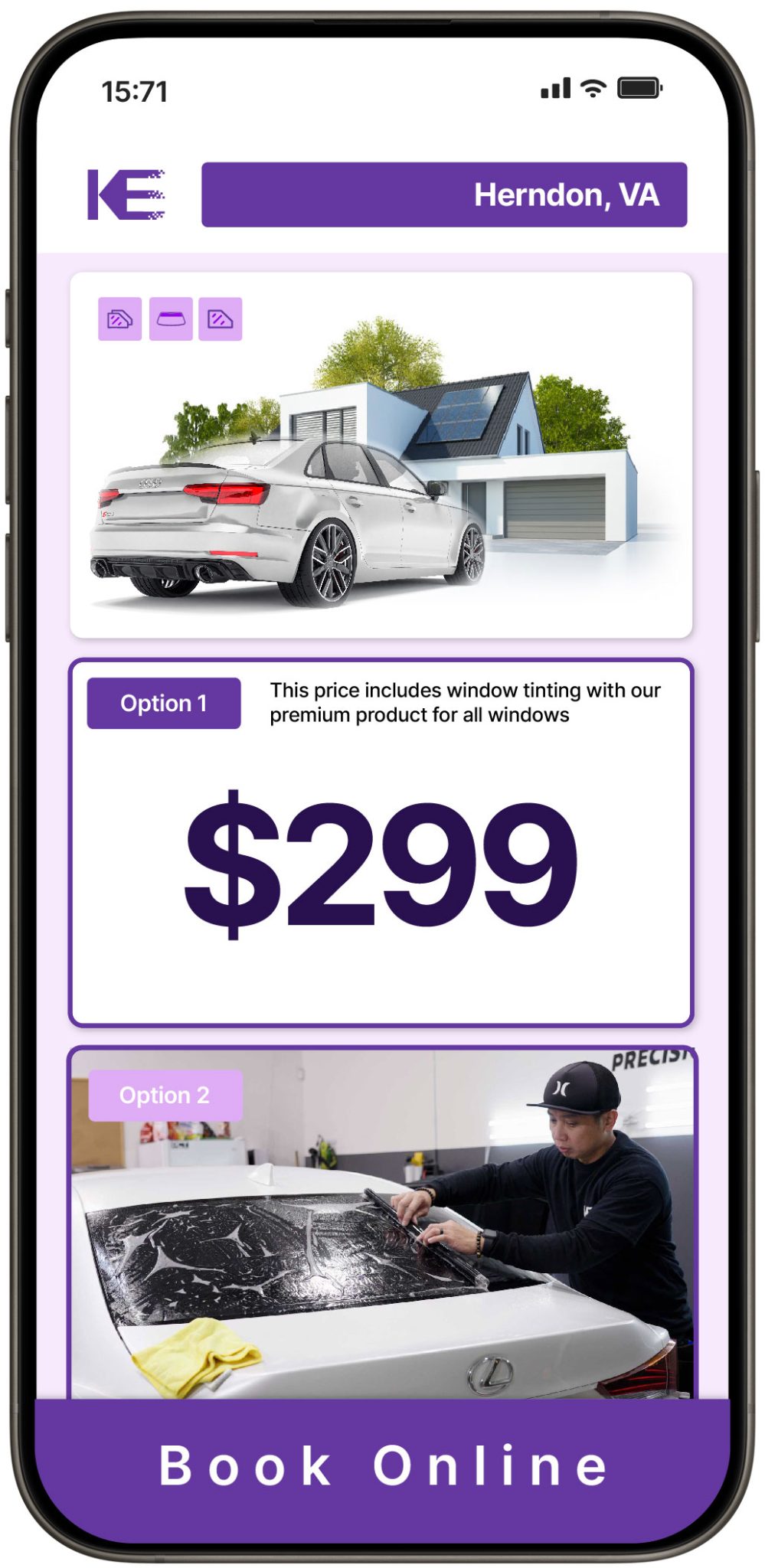View Competitive Window Tinting Prices in Herndon, Virginia