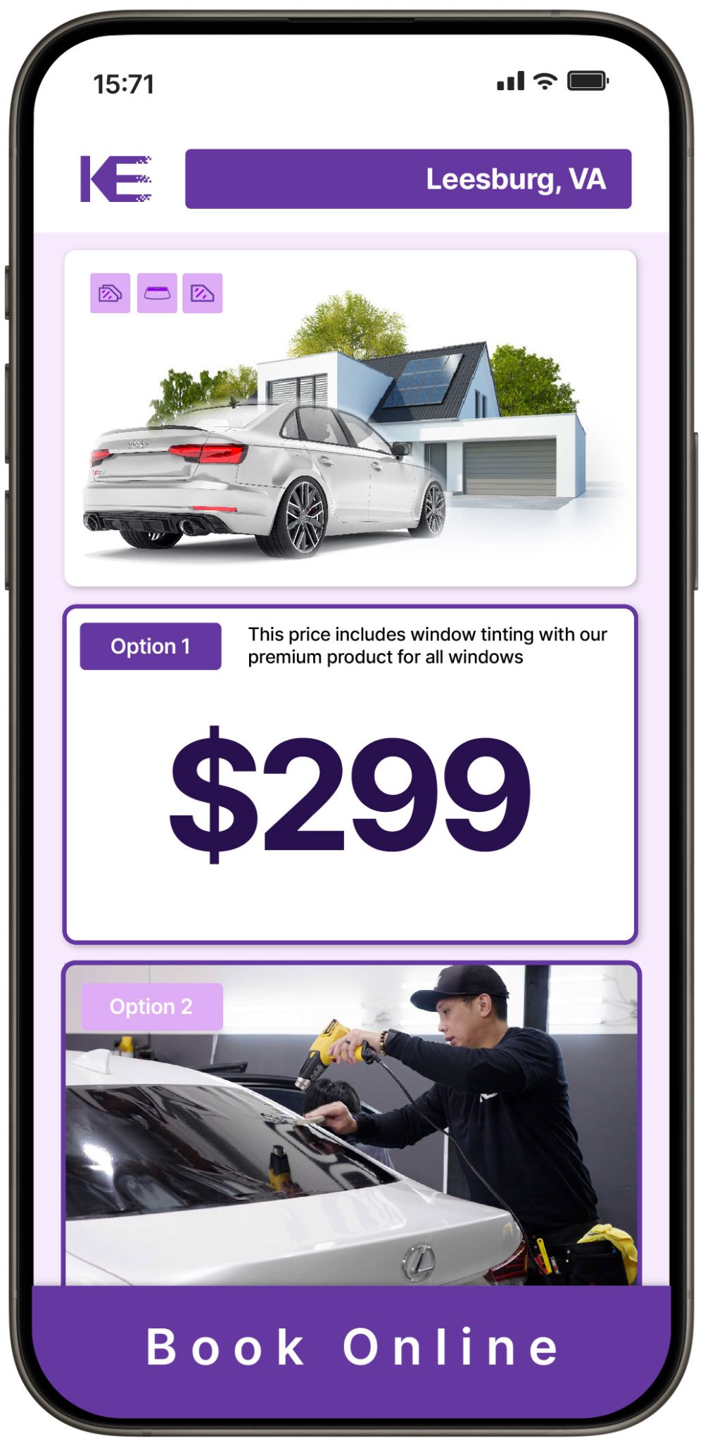 View Competitive Window Tinting Prices in Leesburg, Virginia