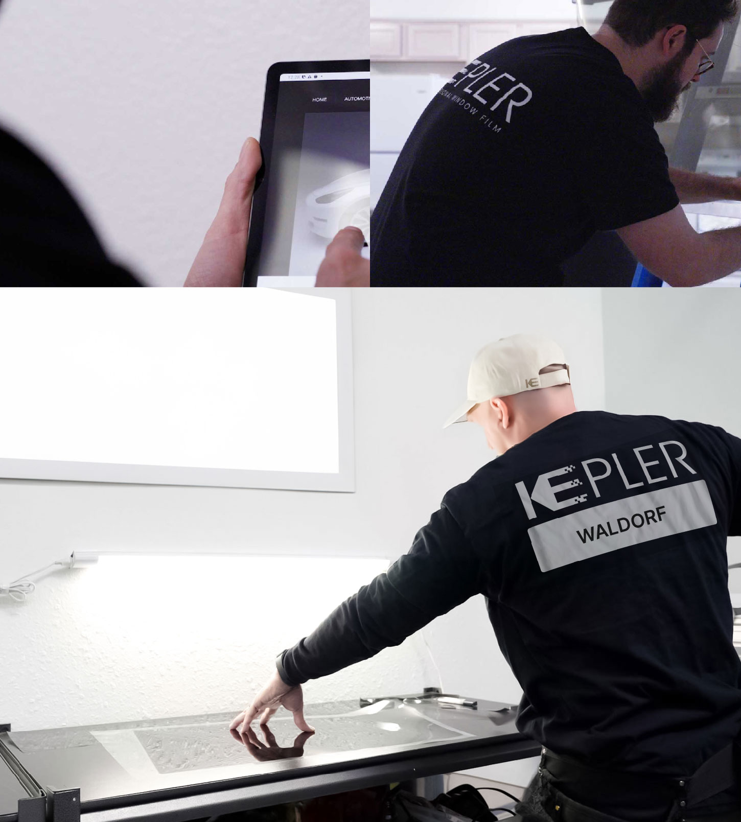 Window Tinting Specialist Cutting Film in Waldorf, Maryland