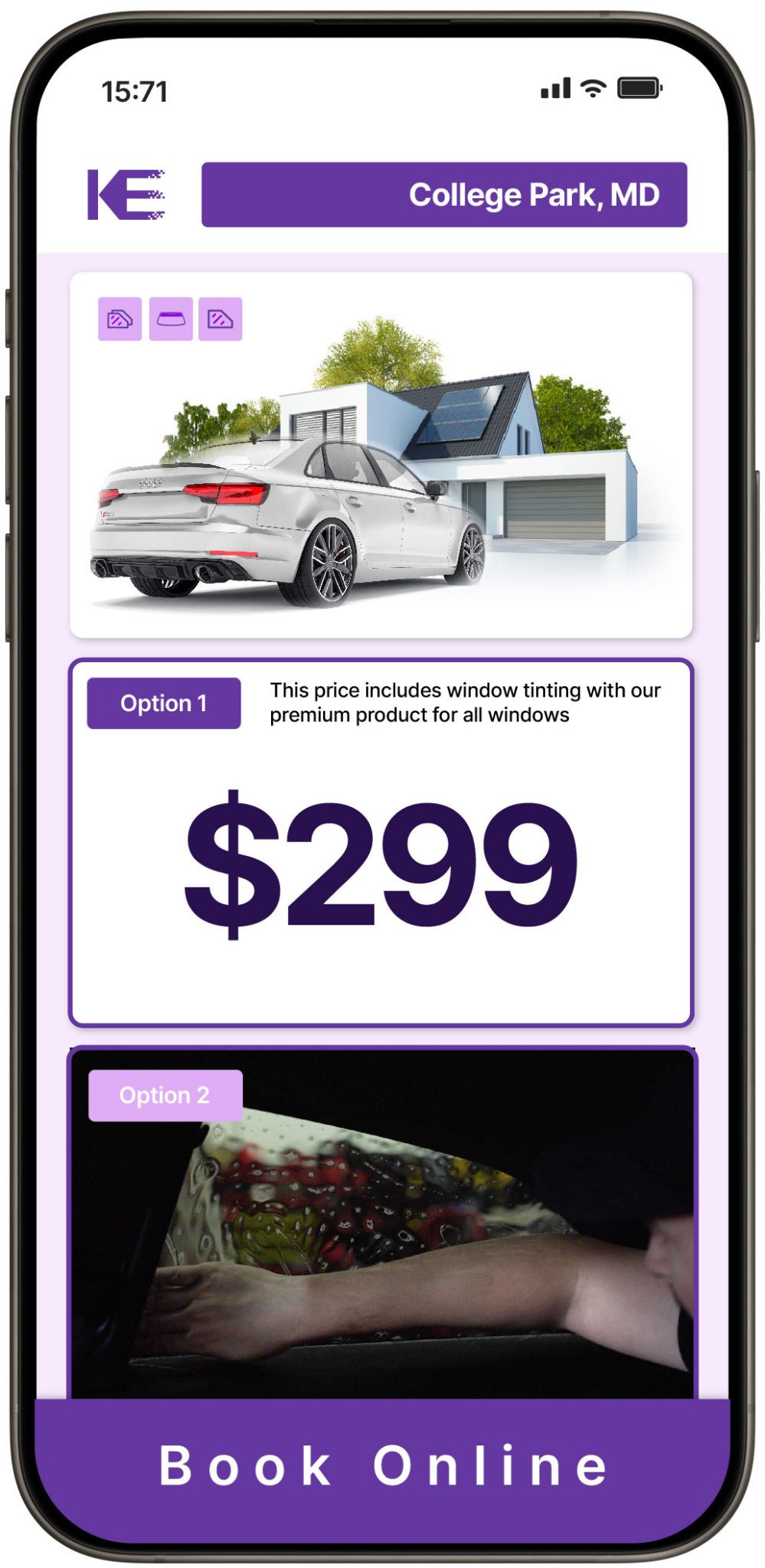 View Competitive Window Tinting Prices in College Park, Maryland