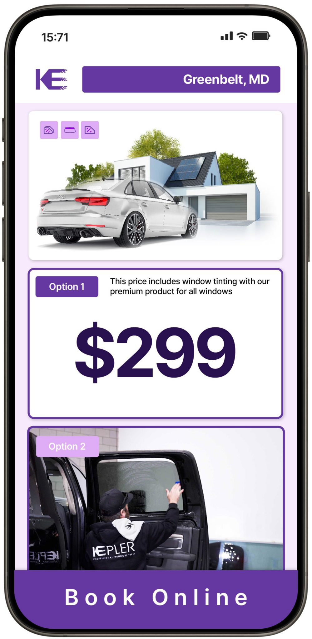 View Competitive Window Tinting Prices in Greenbelt, Maryland