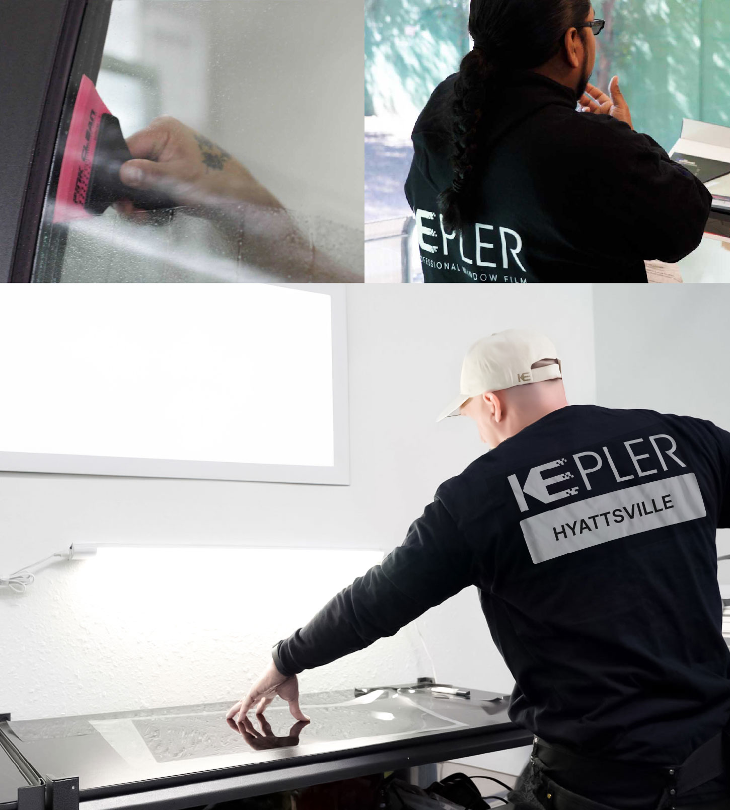 Window Tinting Specialist Cutting Film in Hyattsville, Maryland