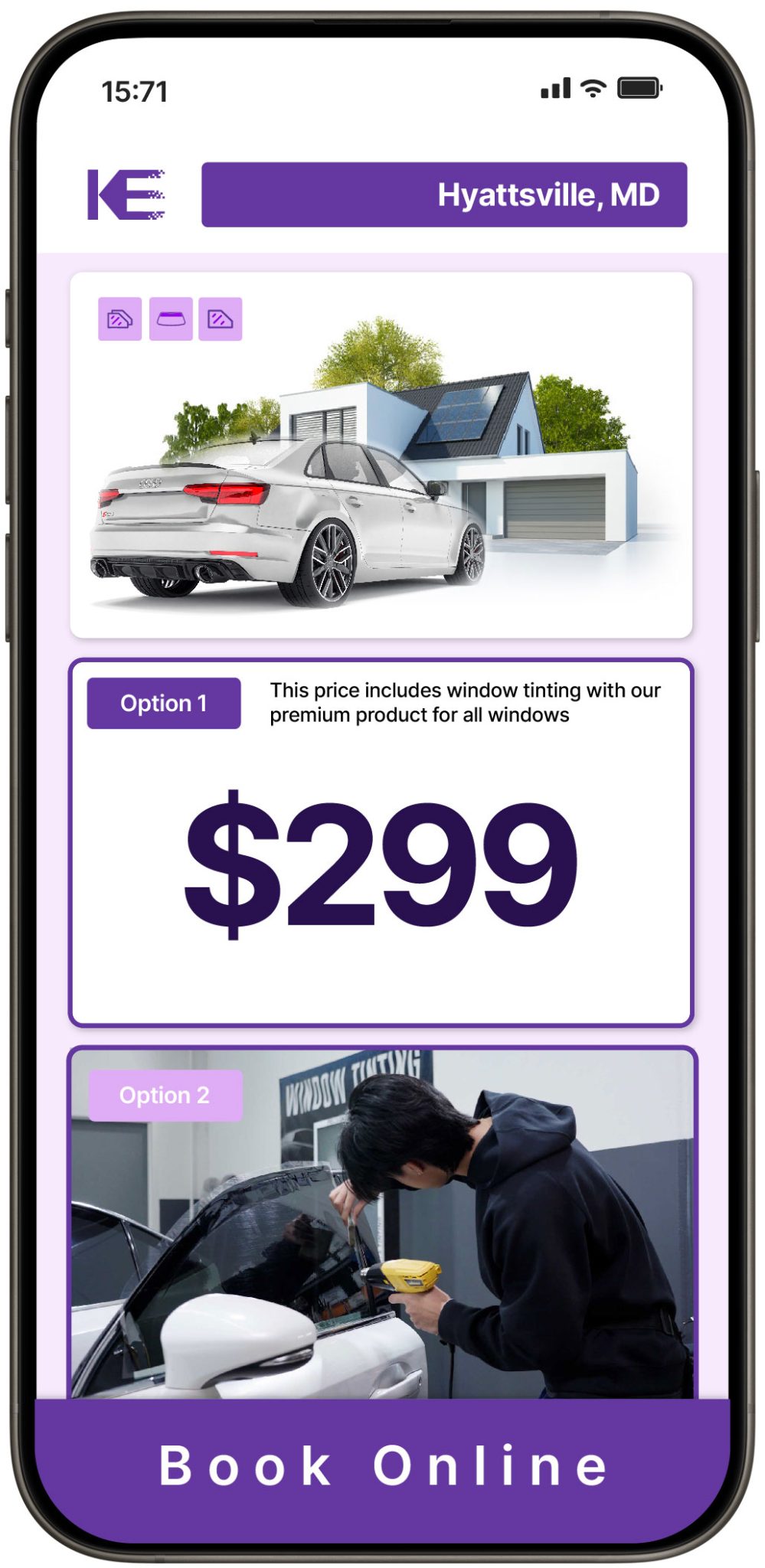 View Competitive Window Tinting Prices in Hyattsville, Maryland