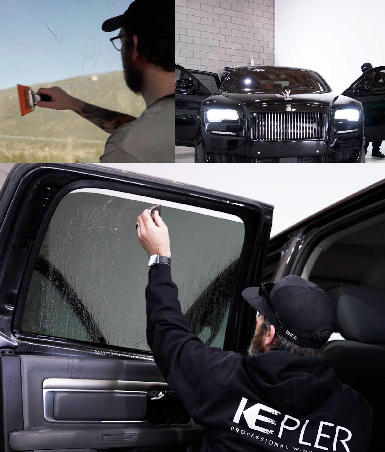 Kepler Window Tinting Specialists at Work in Edgewood, Maryland