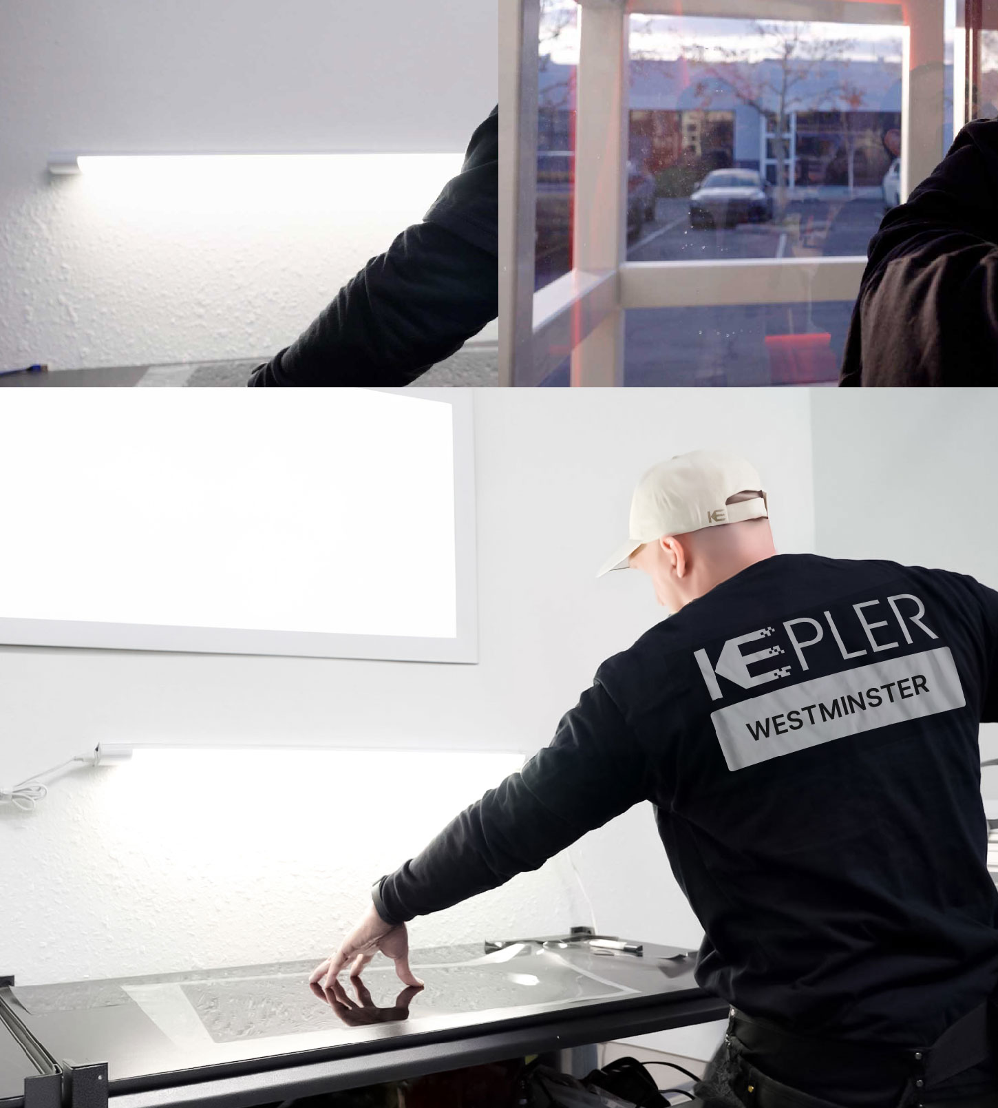 Window Tinting Specialist Cutting Film in Westminster, Maryland