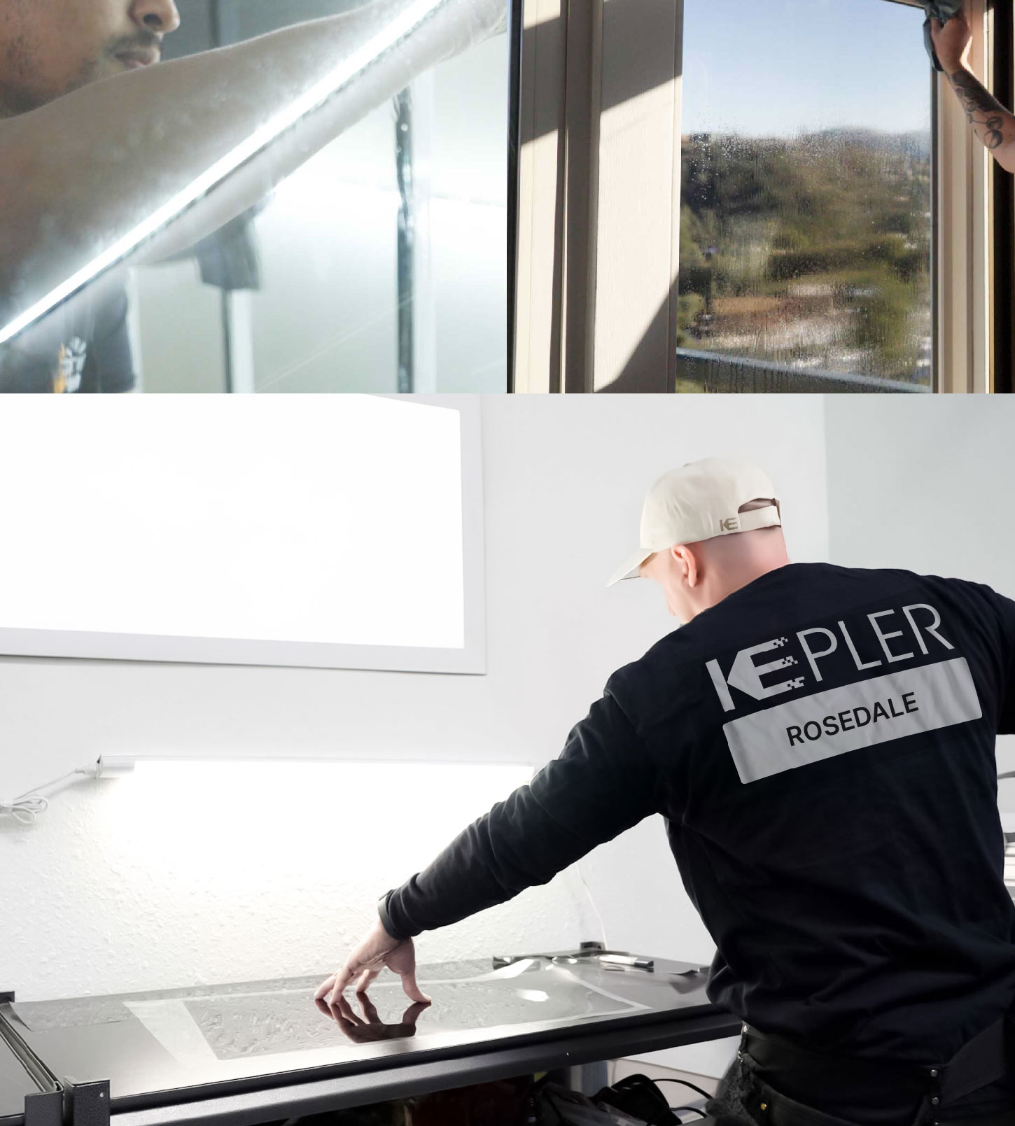 Window Tinting Specialist Cutting Film in Rosedale, Maryland