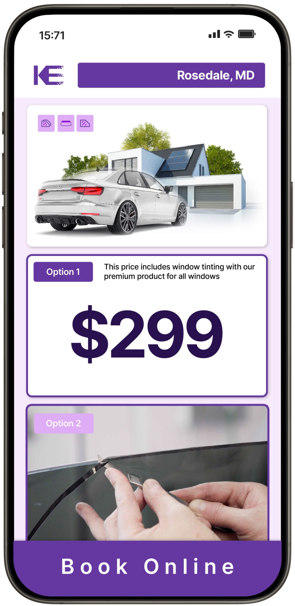 View Competitive Window Tinting Prices in Rosedale, Maryland