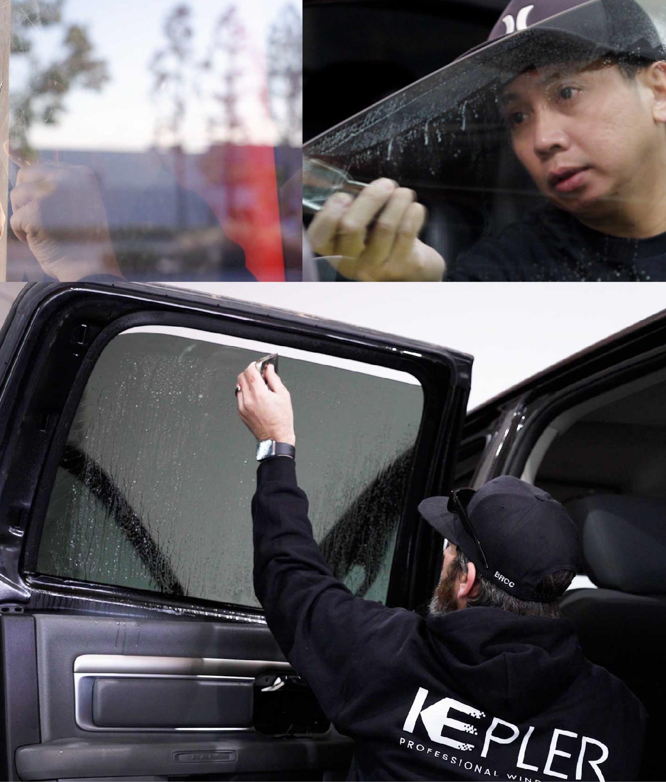 Kepler Window Tinting Specialists at Work in Windsor Mill, Maryland