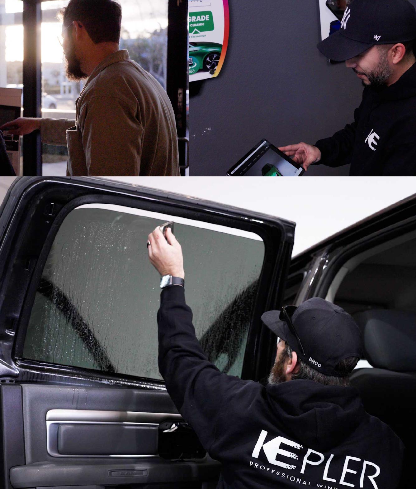 Kepler Window Tinting Specialists at Work in Elkton, Maryland