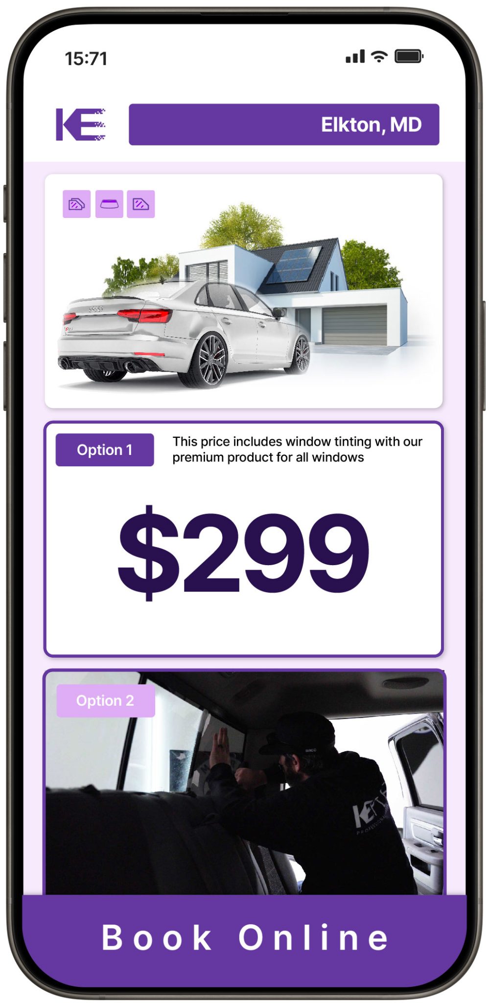 View Competitive Window Tinting Prices in Elkton, Maryland