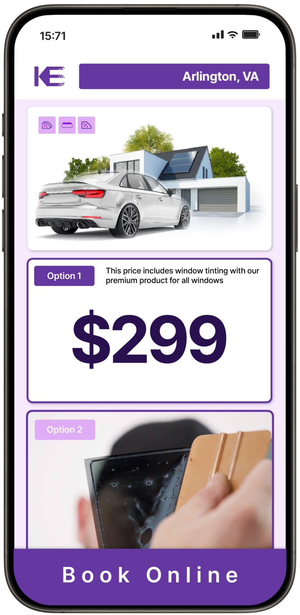 View Competitive Window Tinting Prices in Arlington, Virginia