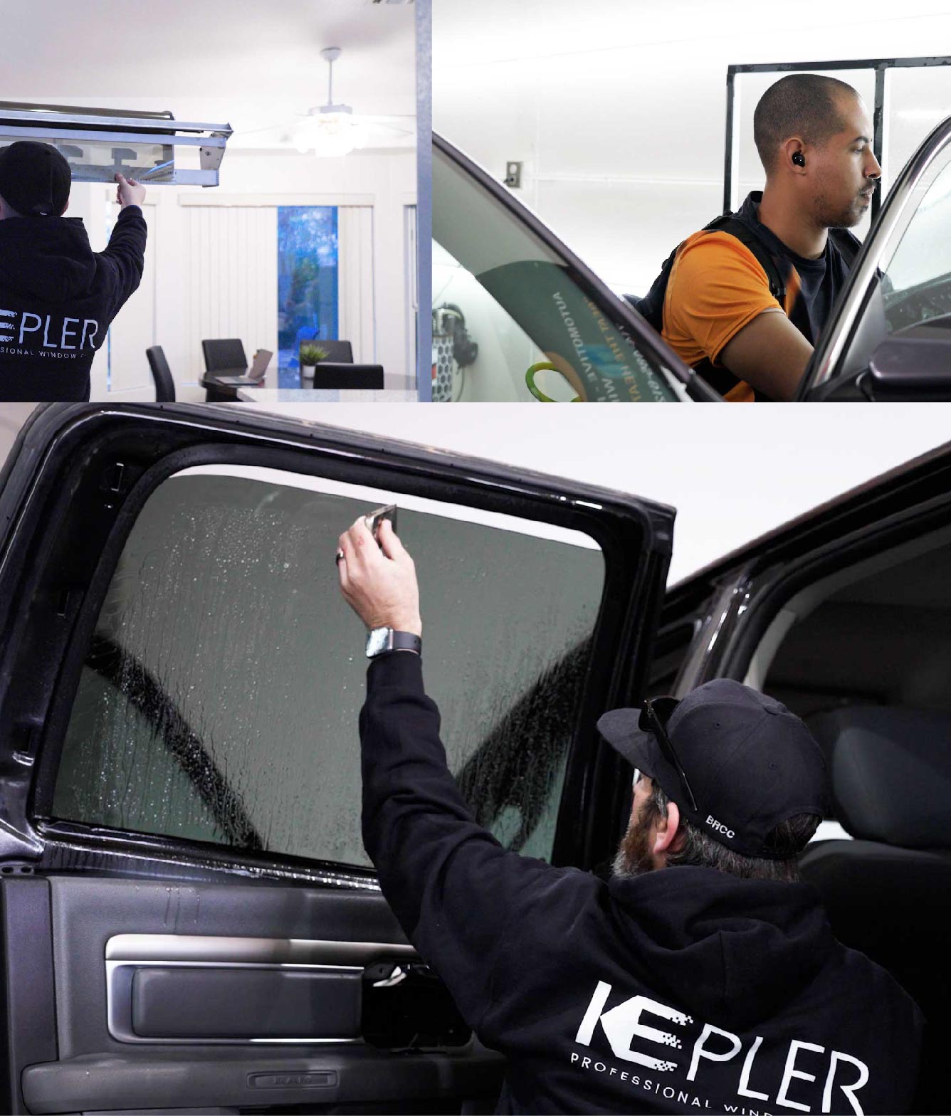 Kepler Window Tinting Specialists at Work in Glen Allen, Virginia