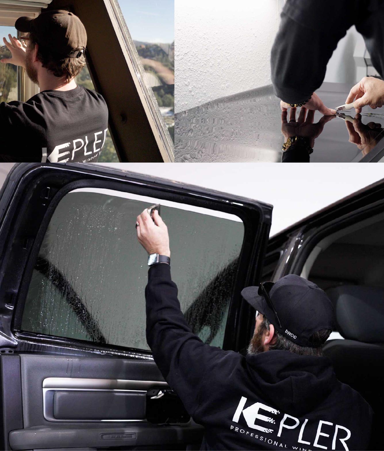 Kepler Window Tinting Specialists at Work in Burlington, North Carolina