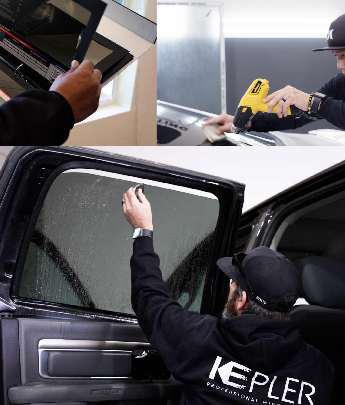 Kepler Window Tinting Specialists at Work in Kernersville, North Carolina