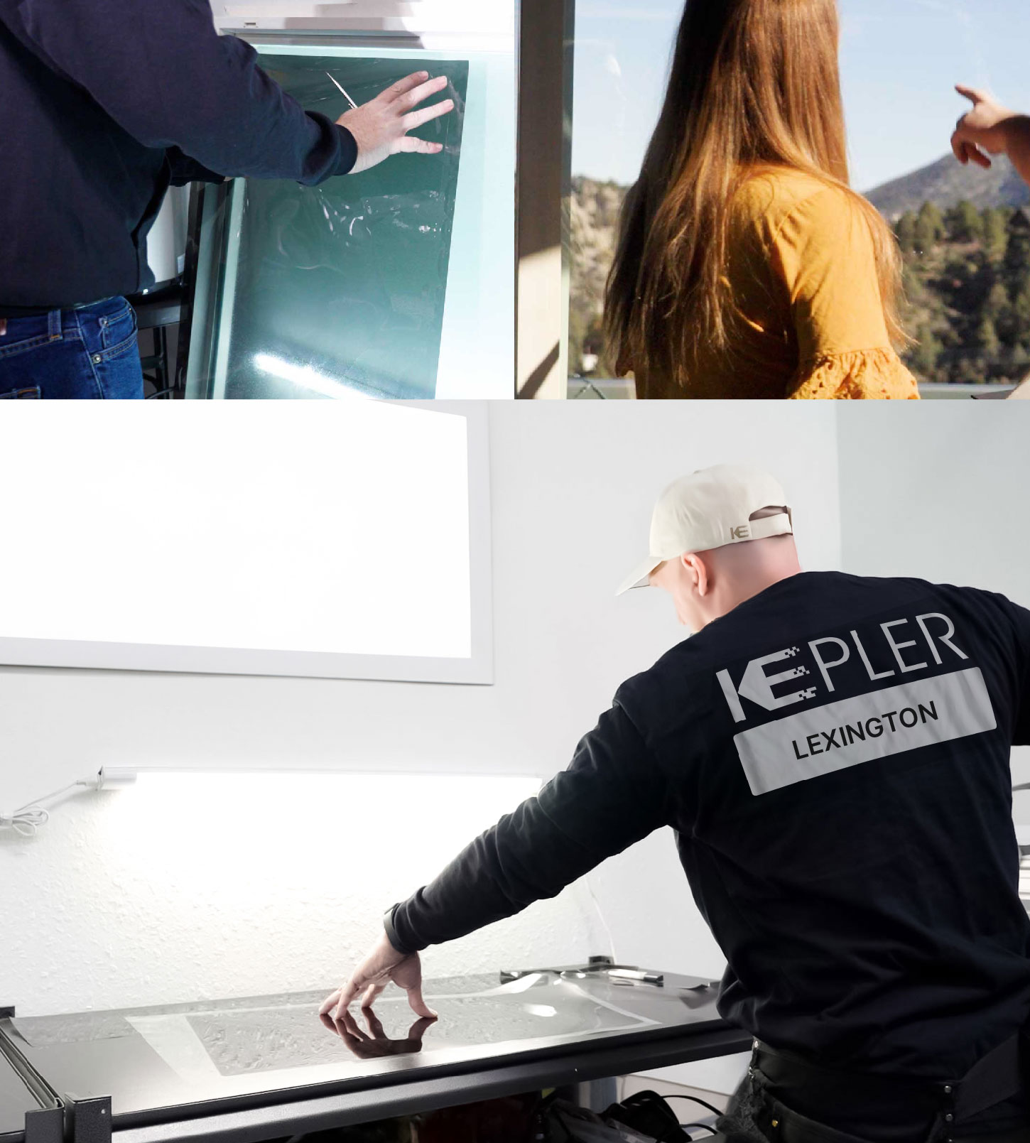 Window Tinting Specialist Cutting Film in Lexington, North Carolina