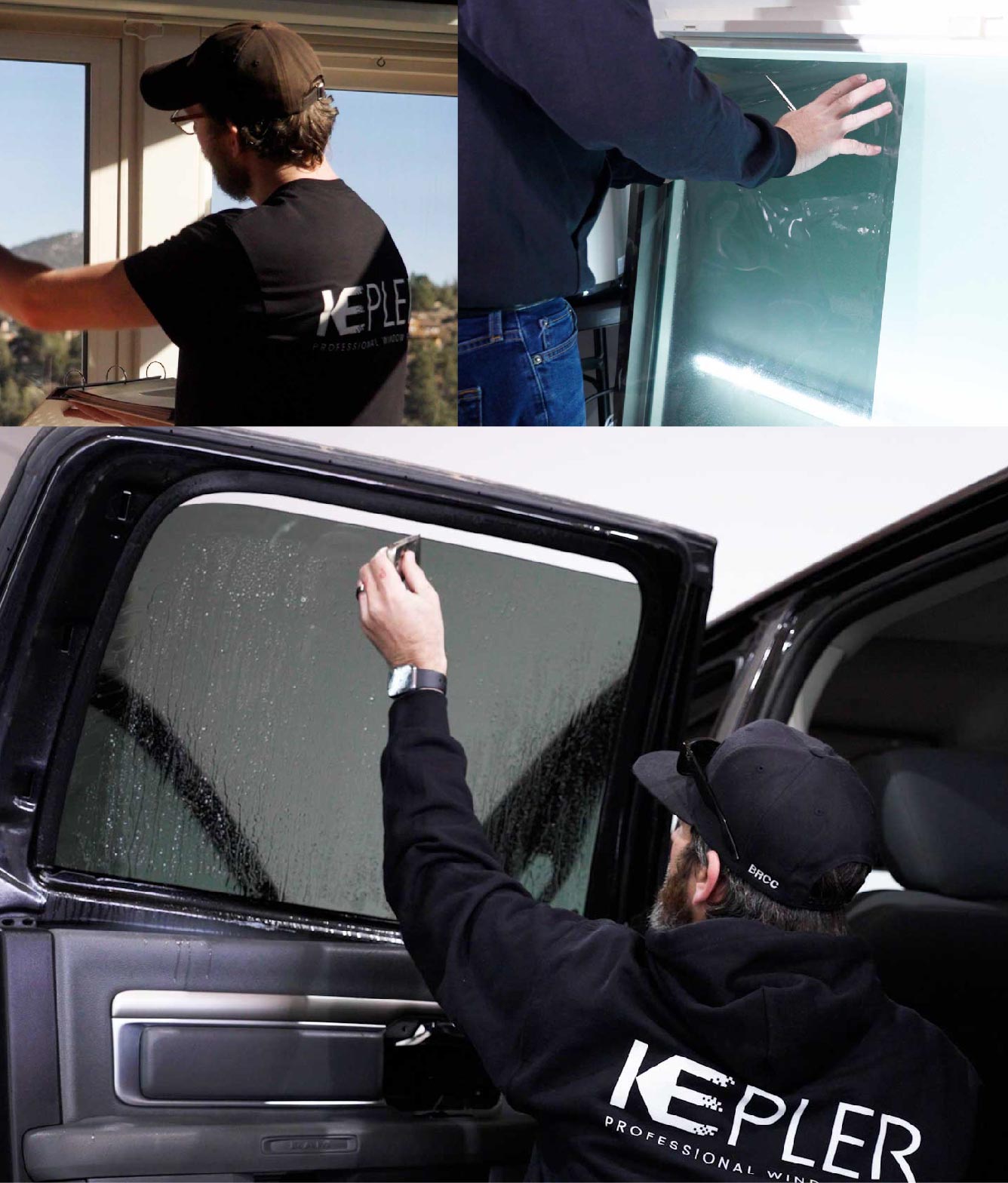 Kepler Window Tinting Specialists at Work in Lexington, North Carolina