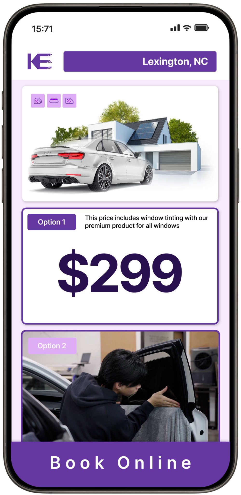 View Competitive Window Tinting Prices in Lexington, North Carolina