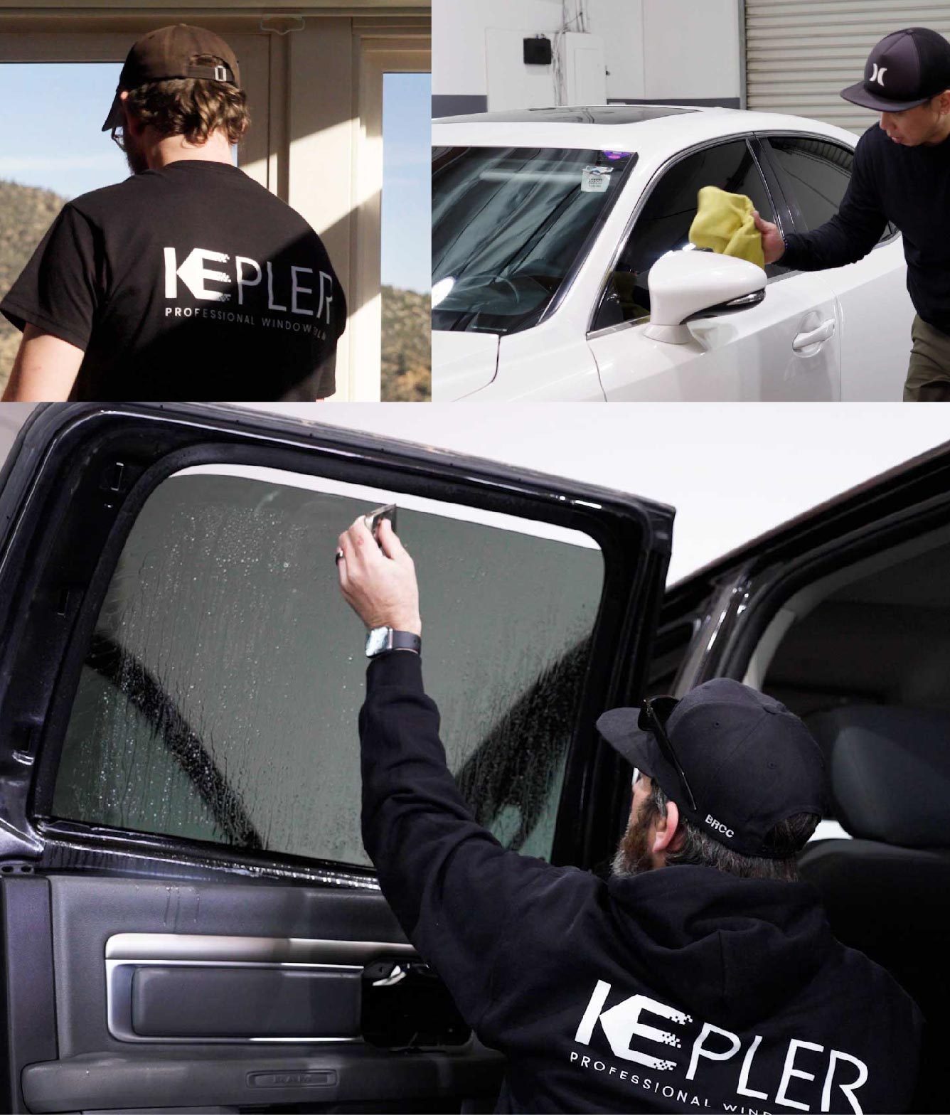 Kepler Window Tinting Specialists at Work in Clayton, North Carolina