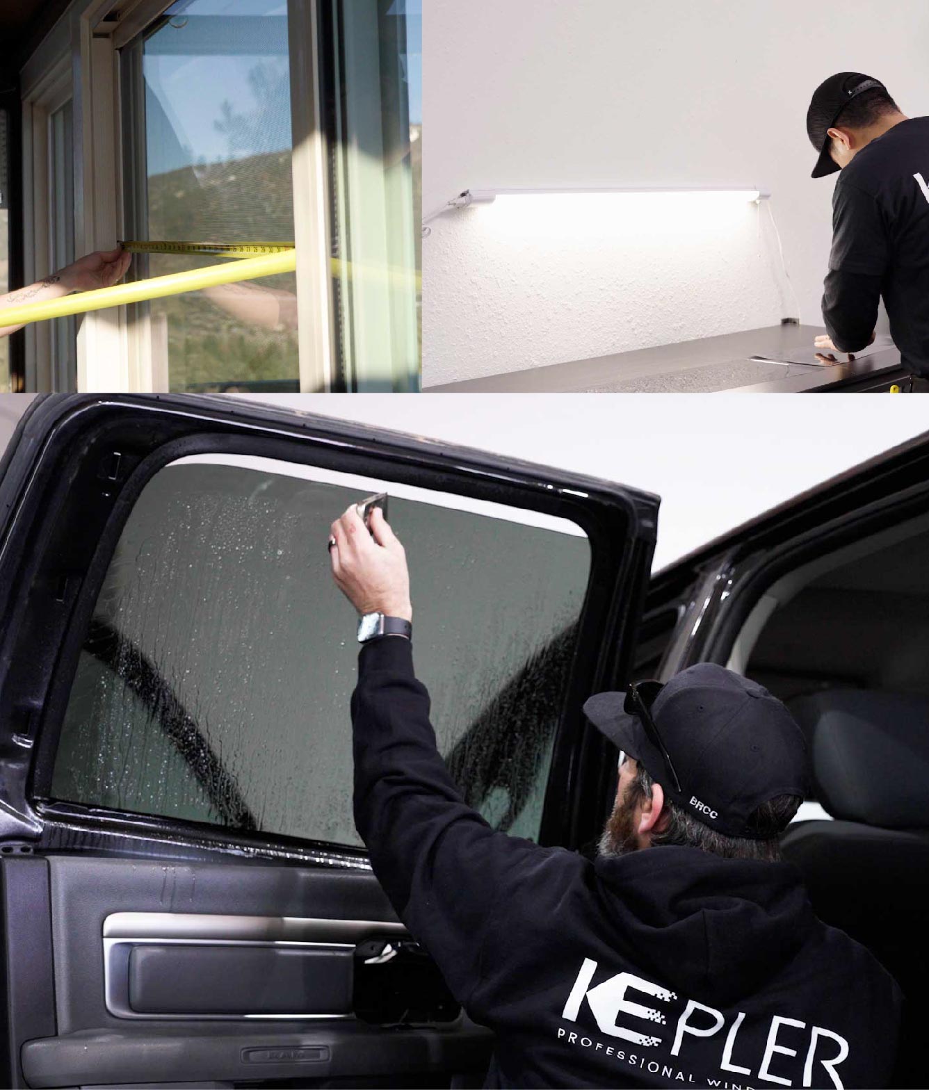 Kepler Window Tinting Specialists at Work in Cornelius, North Carolina