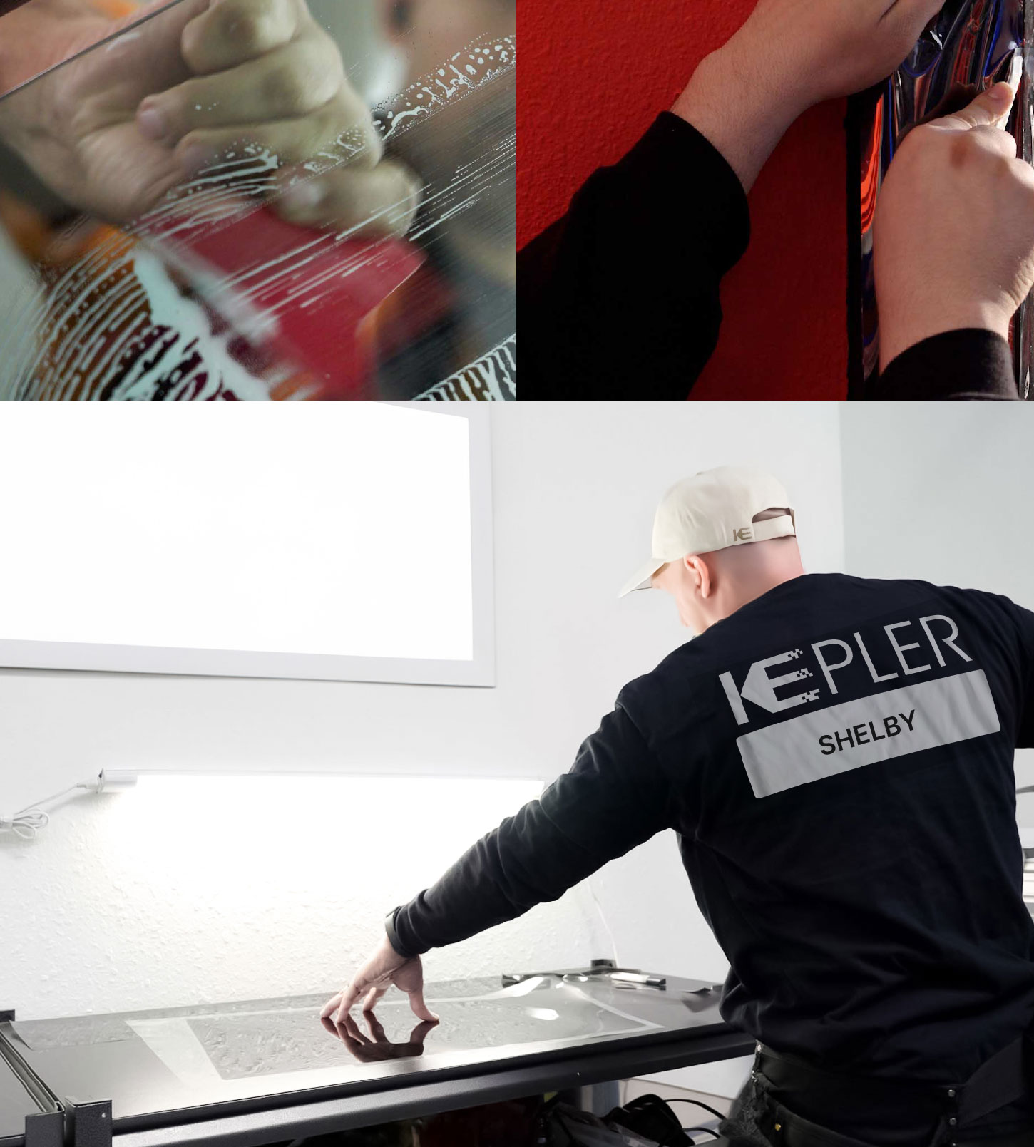Window Tinting Specialist Cutting Film in Shelby, North Carolina