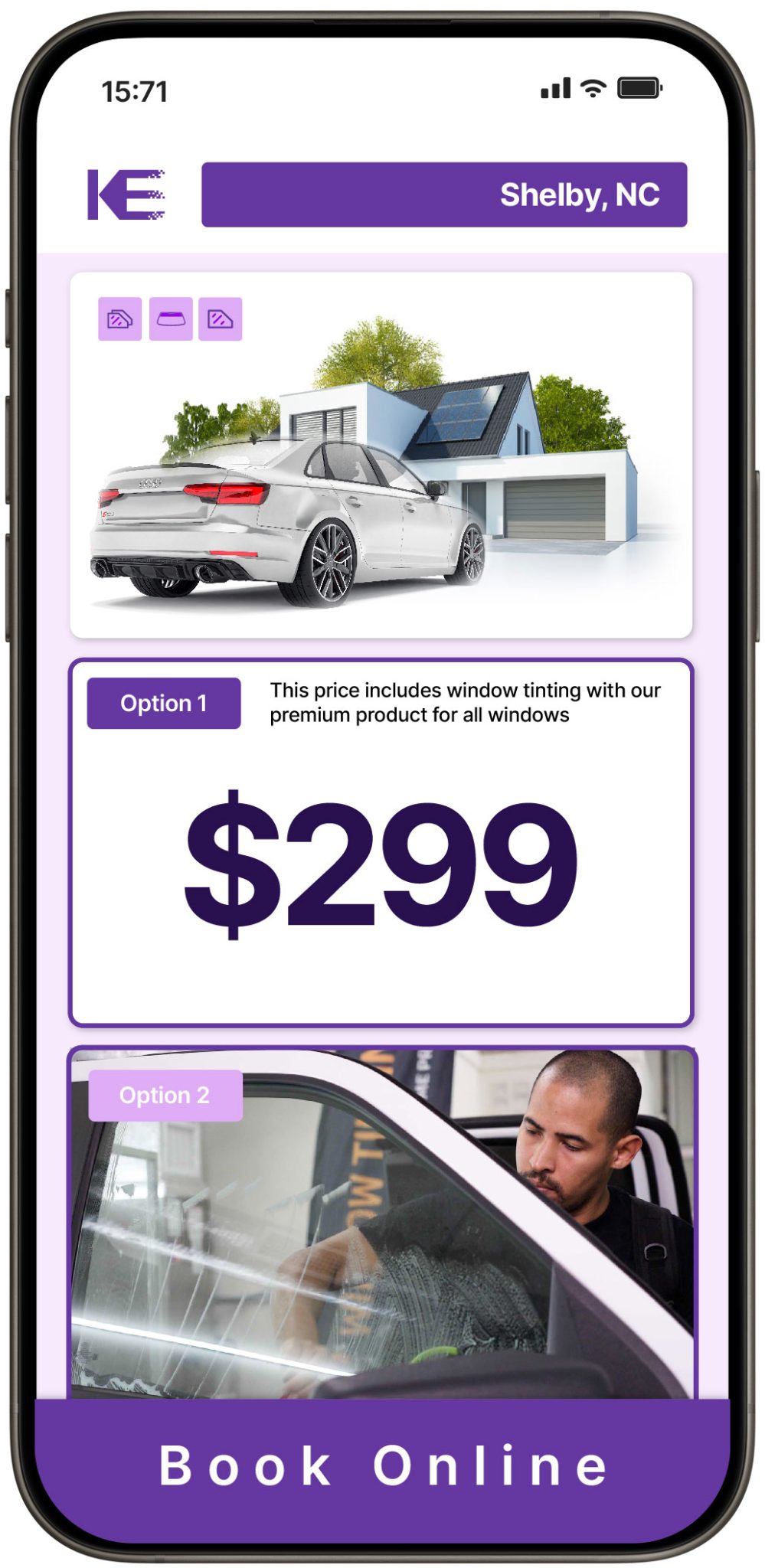 View Competitive Window Tinting Prices in Shelby, North Carolina