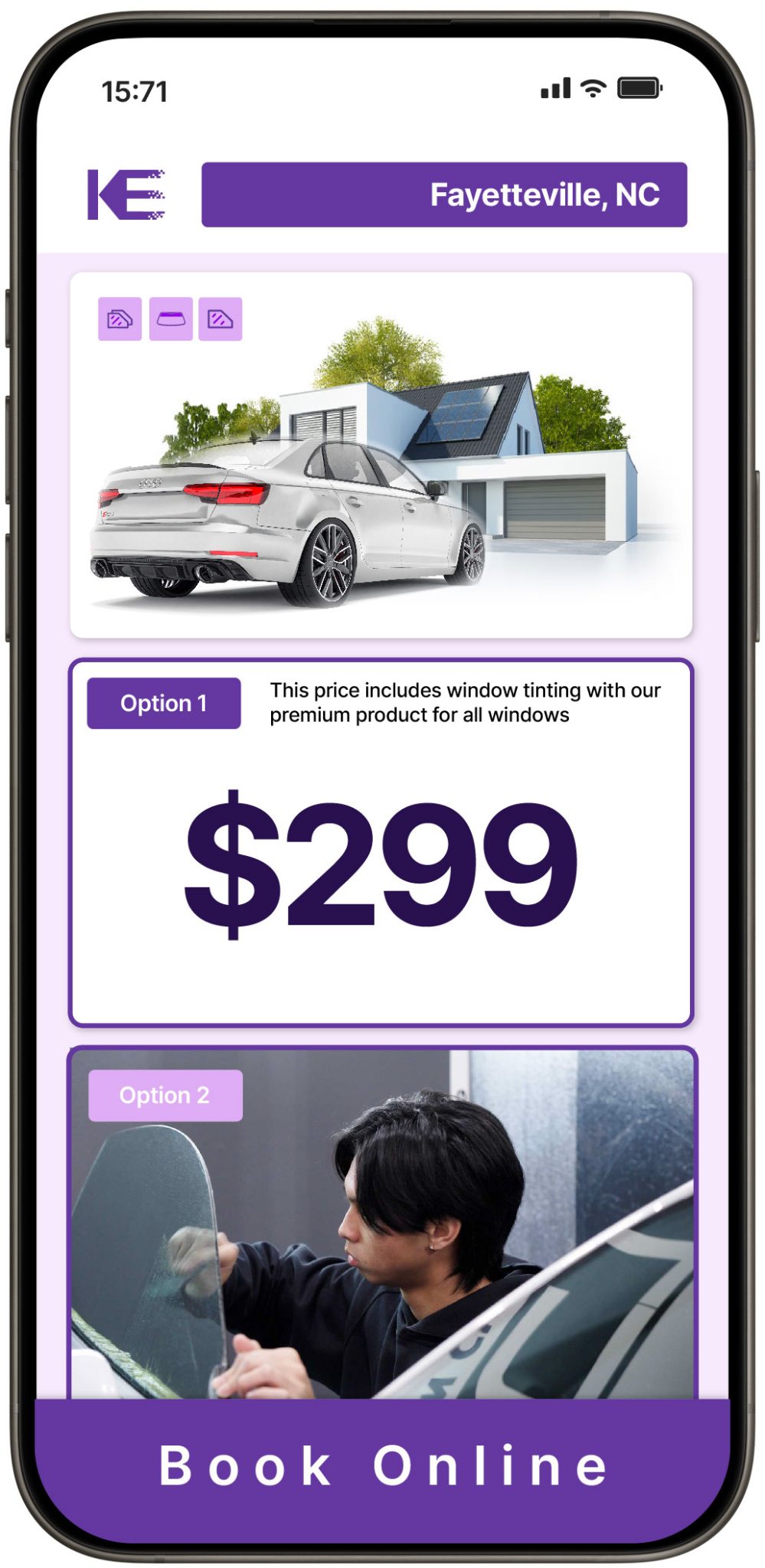 View Competitive Window Tinting Prices in Fayetteville, North Carolina