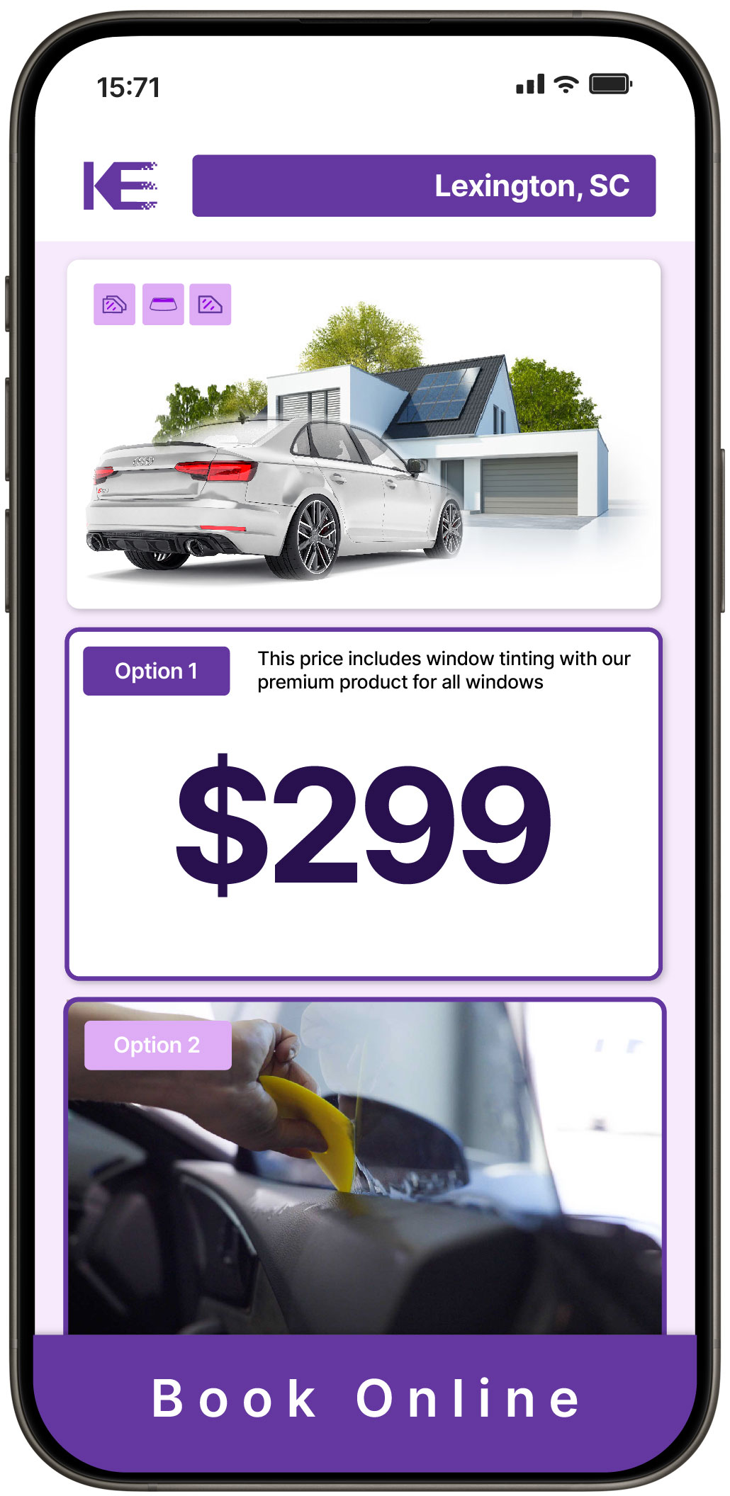View Competitive Tesla Window Tinting Prices in Lexington, South Carolina