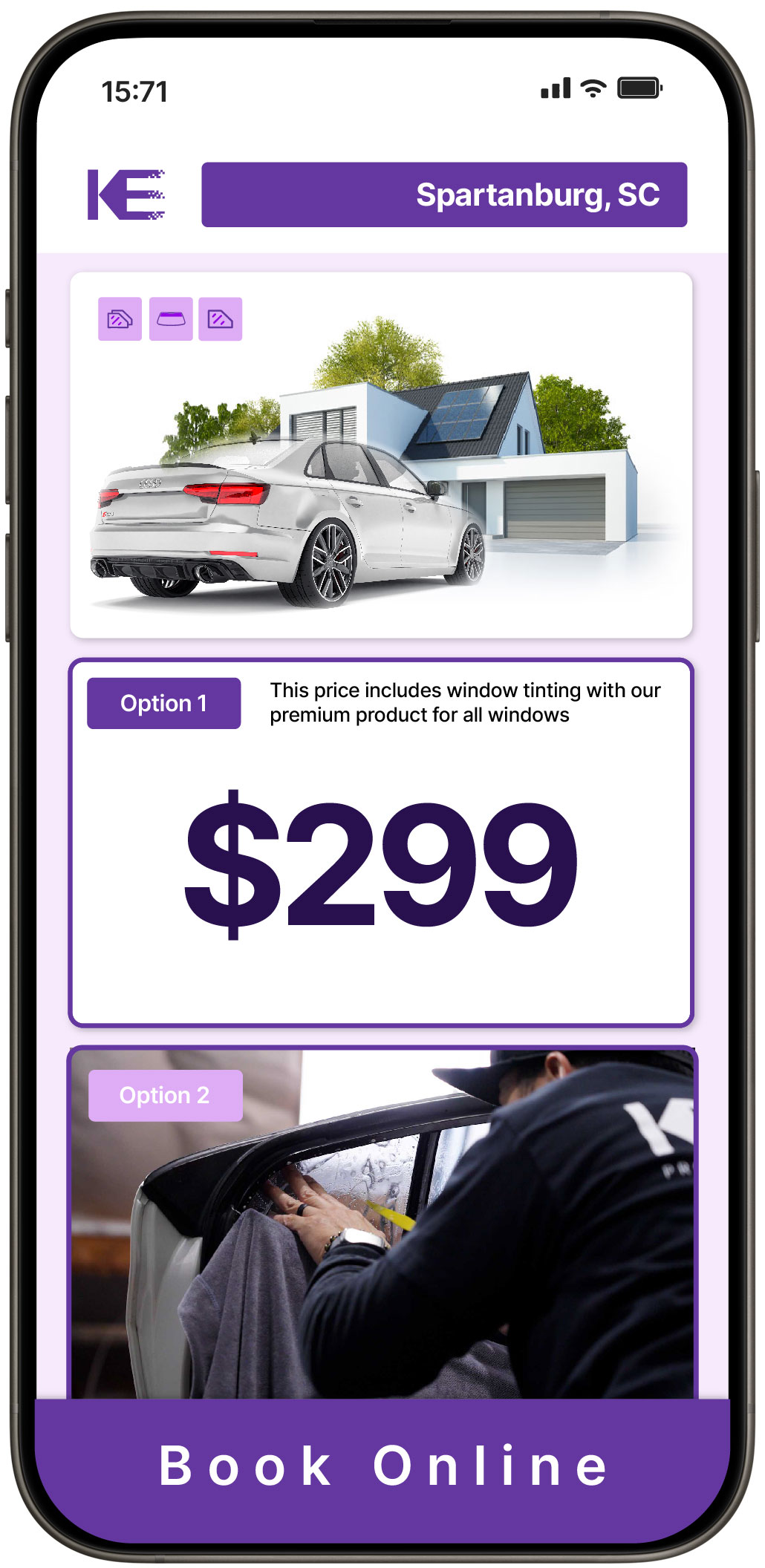 View Reasonable Tesla Window Tinting Costs in Florence, South Carolina
