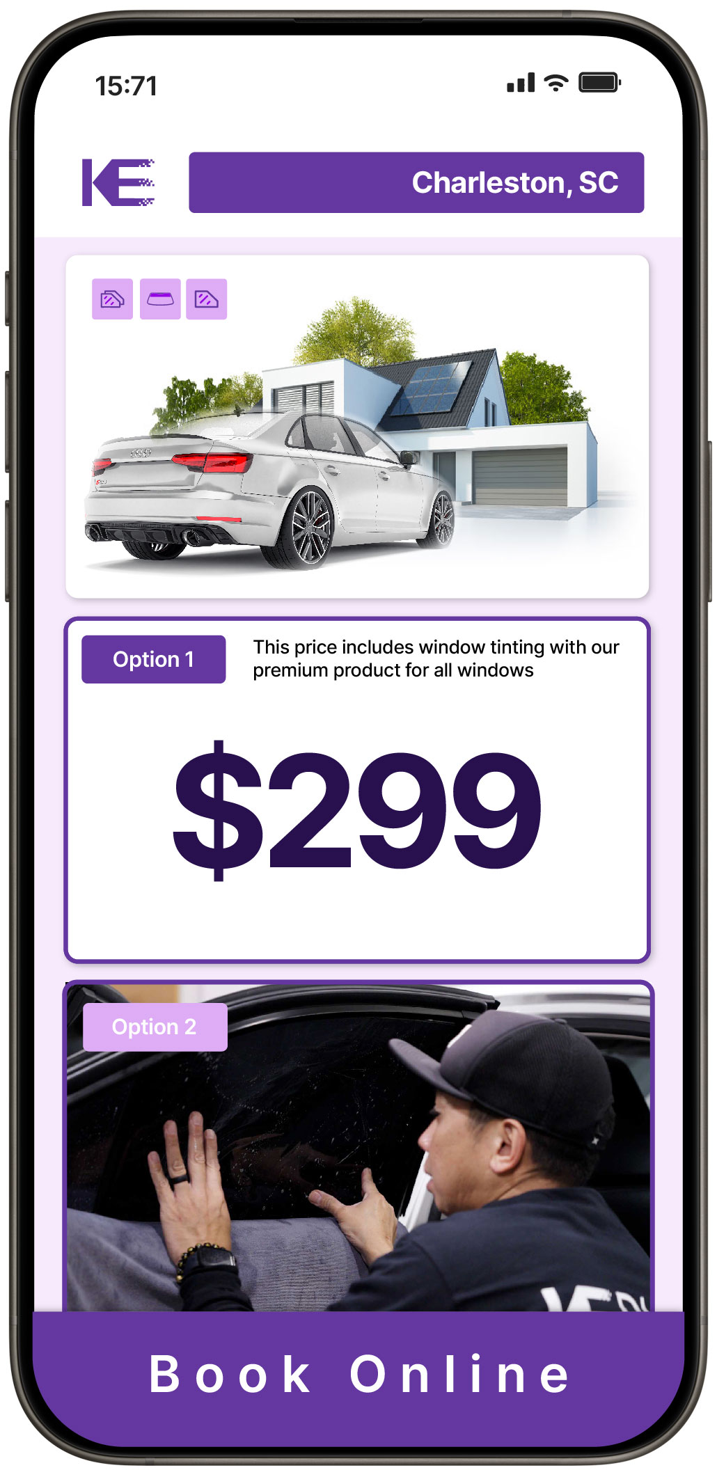 View Affordable Tesla Window Tinting Prices in Conway, South Carolina