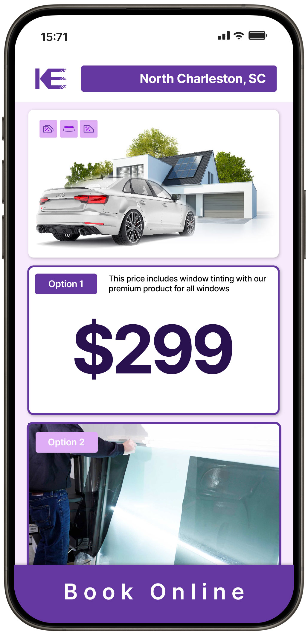 View Affordable Tesla Window Tinting Rates in Myrtle Beach, South Carolina