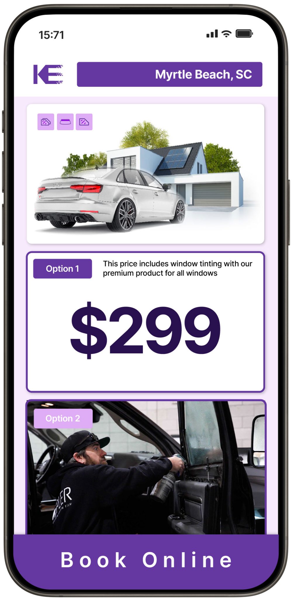 View Competitive Window Tinting Prices in Myrtle Beach, South Carolina