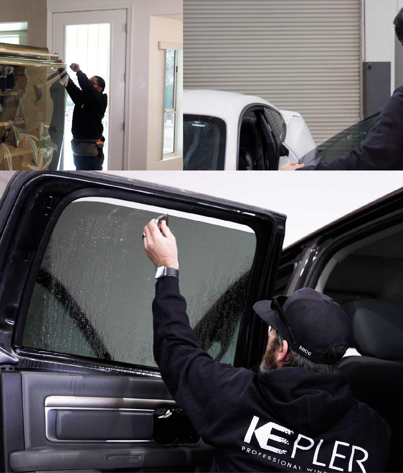 Kepler Window Tinting Specialists at Work in Norcross, Georgia