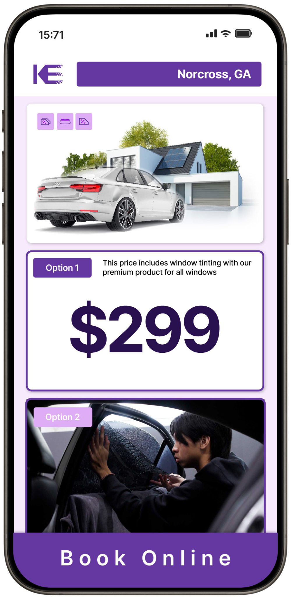 View Competitive Window Tinting Prices in Norcross, Georgia
