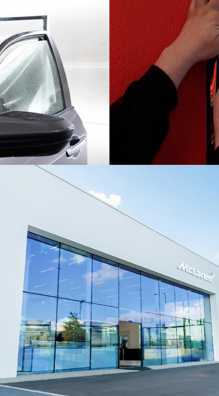 Kepler Automotive Shop Front Tinted with Window Film in Smyrna, Georgia