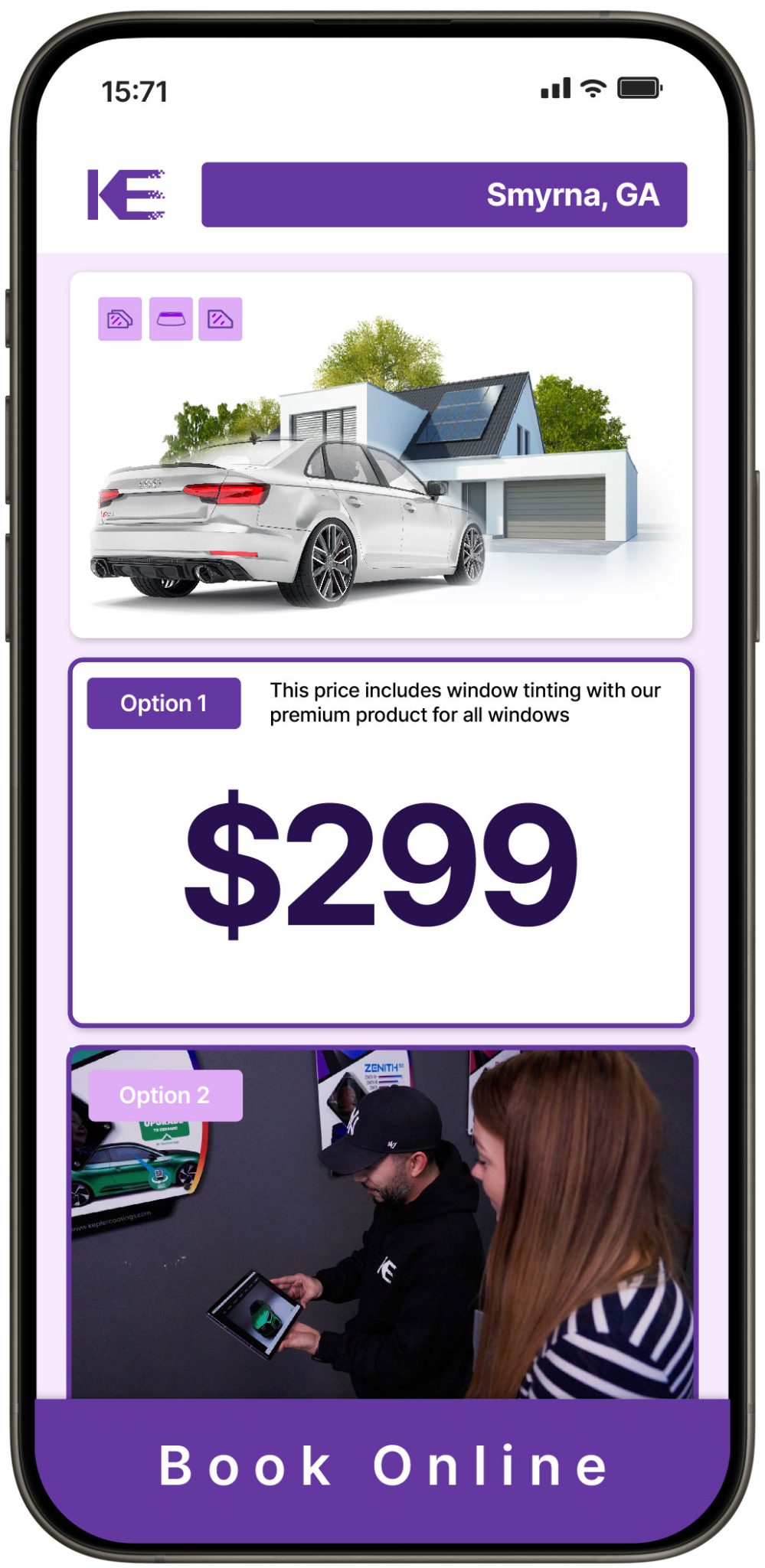 View Competitive Window Tinting Prices in Smyrna, Georgia