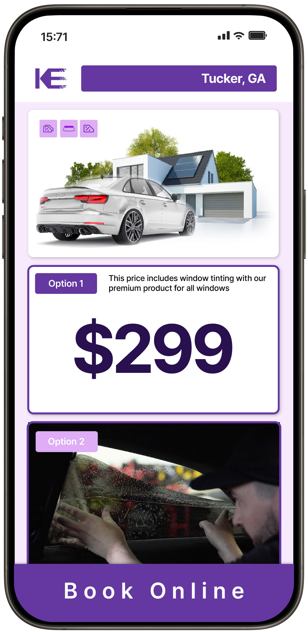 View Competitive Tesla Window Tinting Prices in LaGrange, Georgia