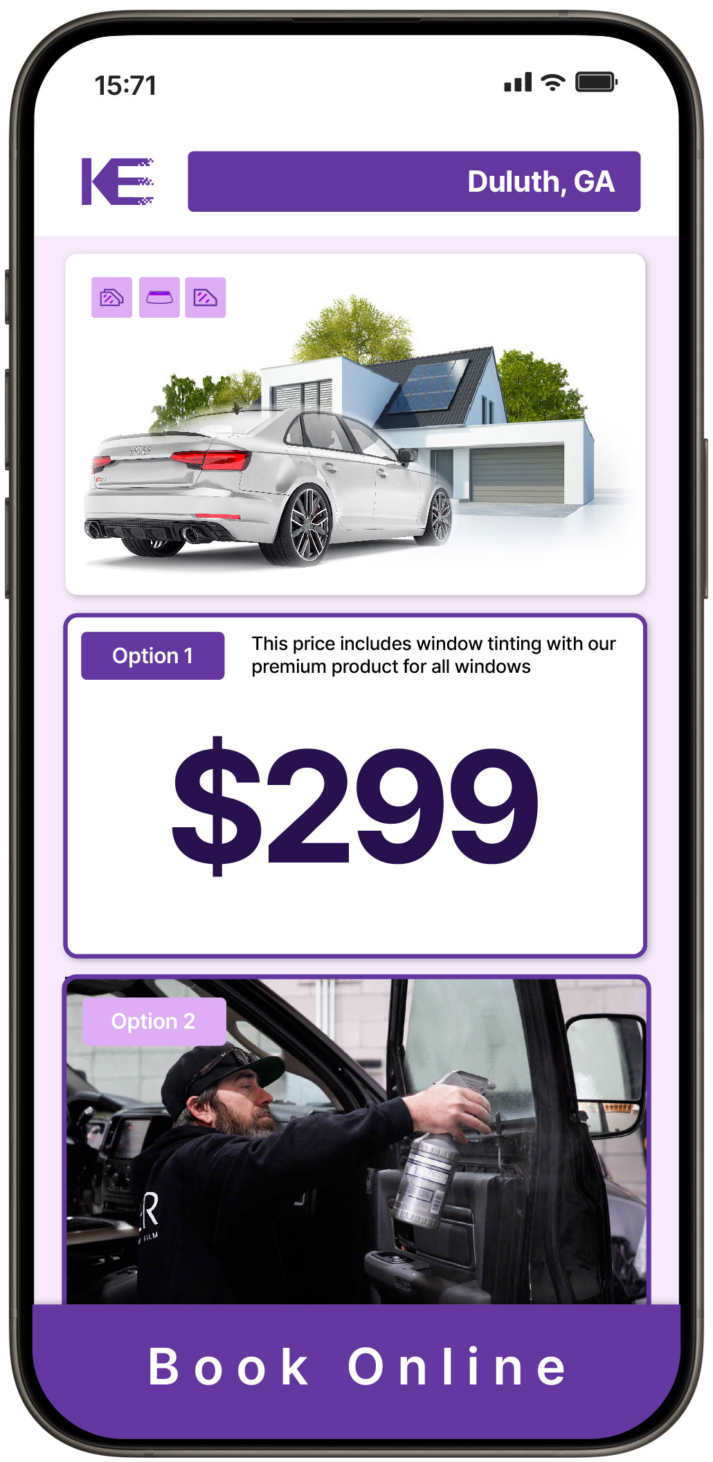 View Reasonable Tesla Window Tinting Prices in Riverdale, Georgia