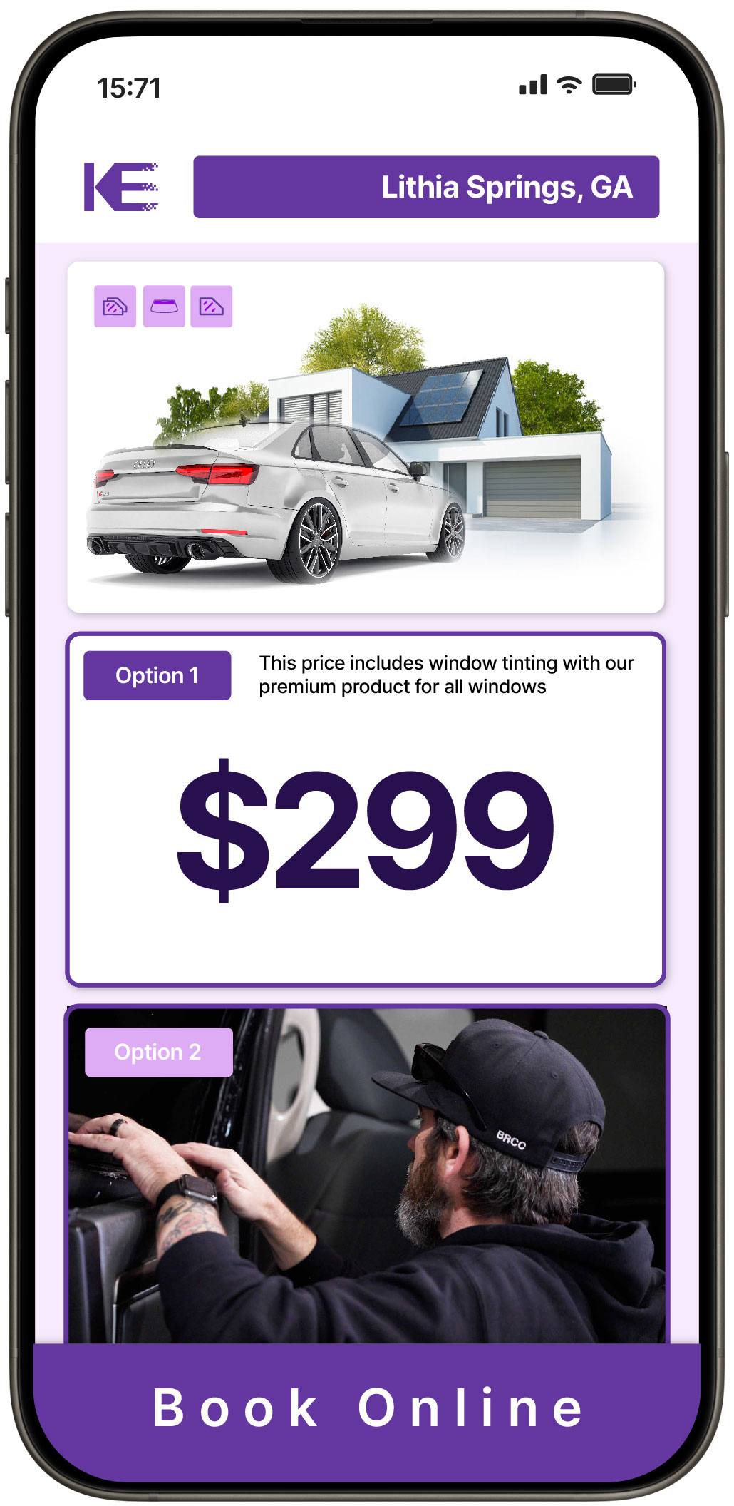 View Reasonable Tesla Window Tinting Rates in Milledgeville, Georgia