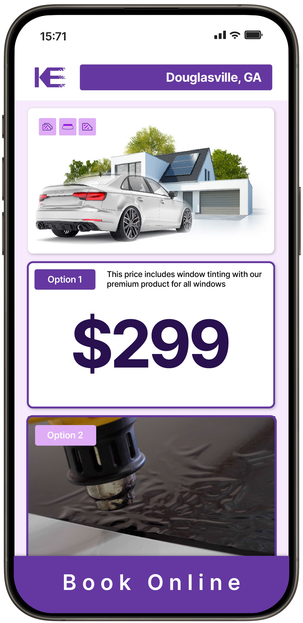 View Competitive Tesla Window Tinting Prices in Columbus, Georgia