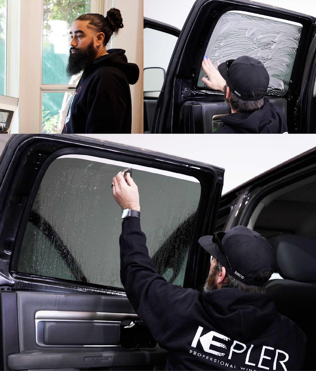 Kepler Window Tinting Specialists at Work in McDonough, Georgia