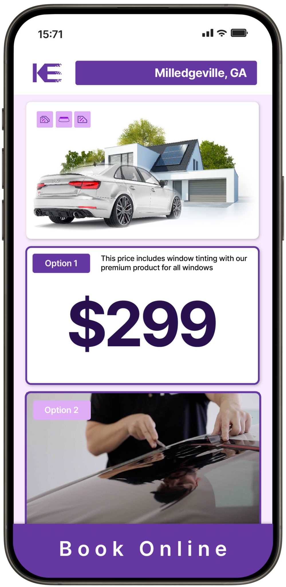 View Competitive Window Tinting Prices in Milledgeville, Georgia