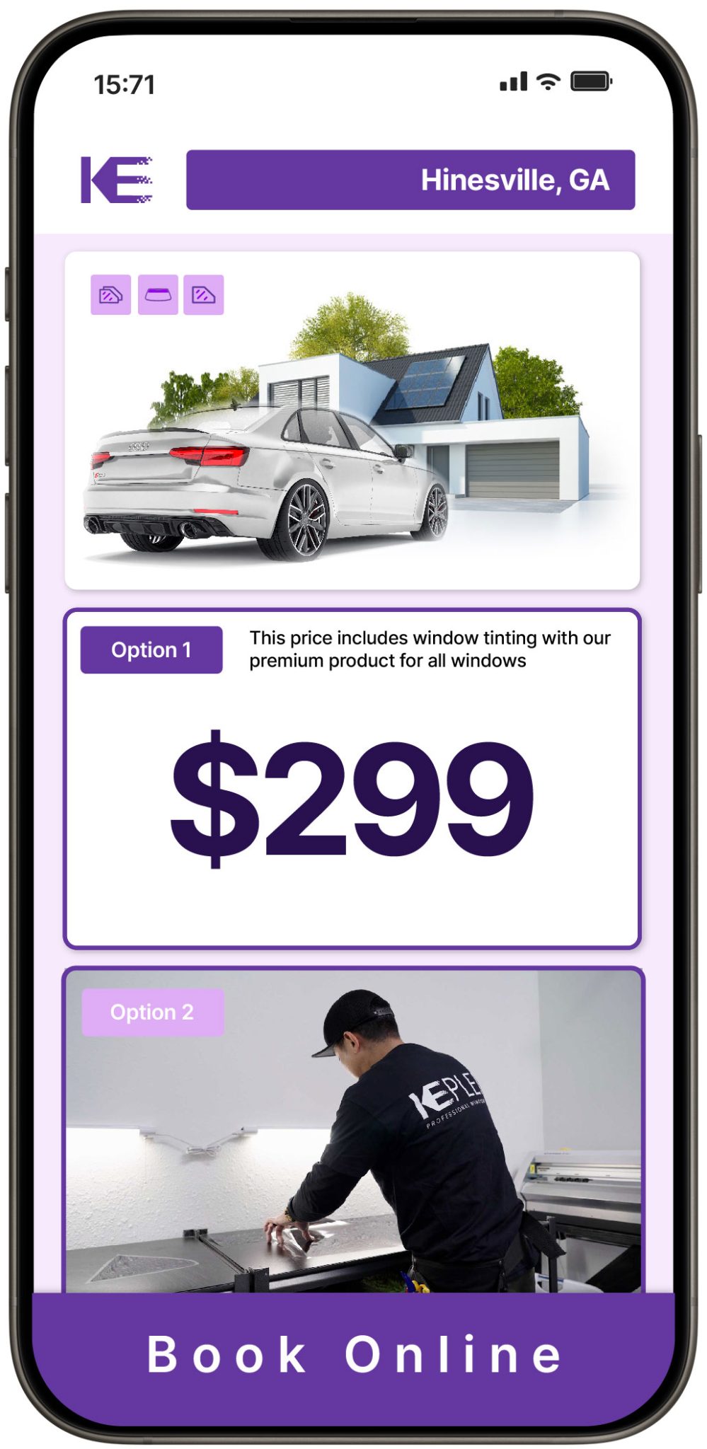 View Competitive Window Tinting Prices in Hinesville, Georgia