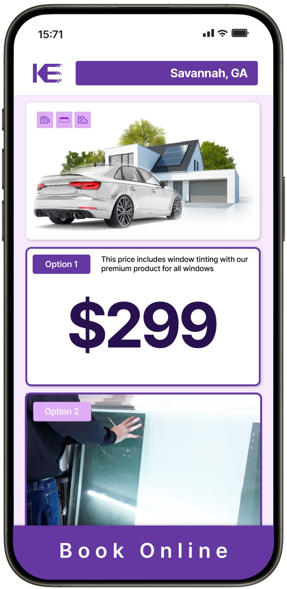 View Competitive Window Tinting Prices in Savannah, Georgia