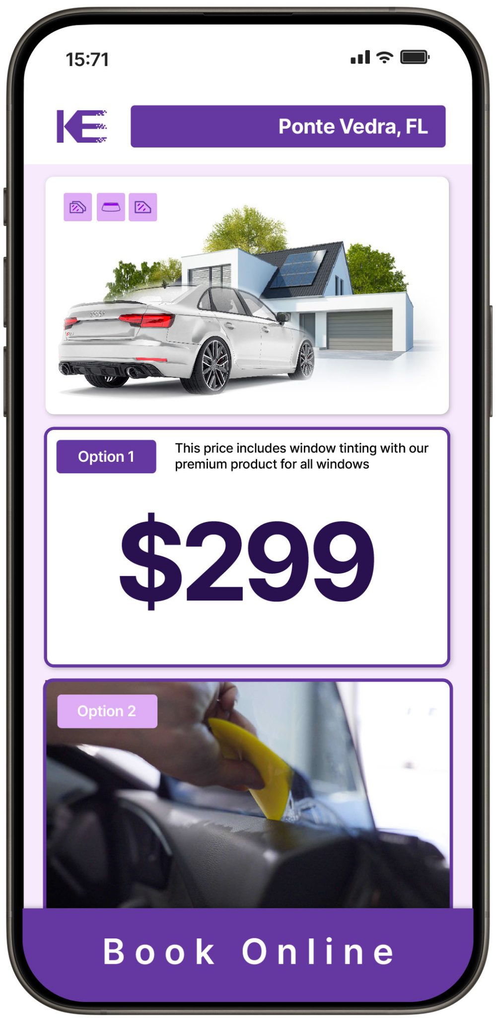 View Competitive Window Tinting Prices in Ponte Vedra, Florida