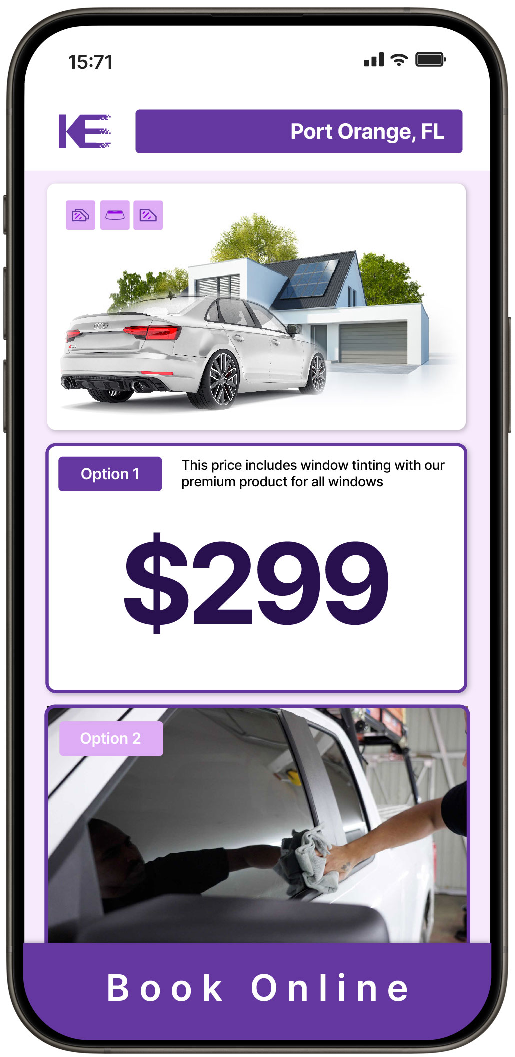 View Reasonable Tesla Window Tinting Prices in New Smyrna Beach, Florida