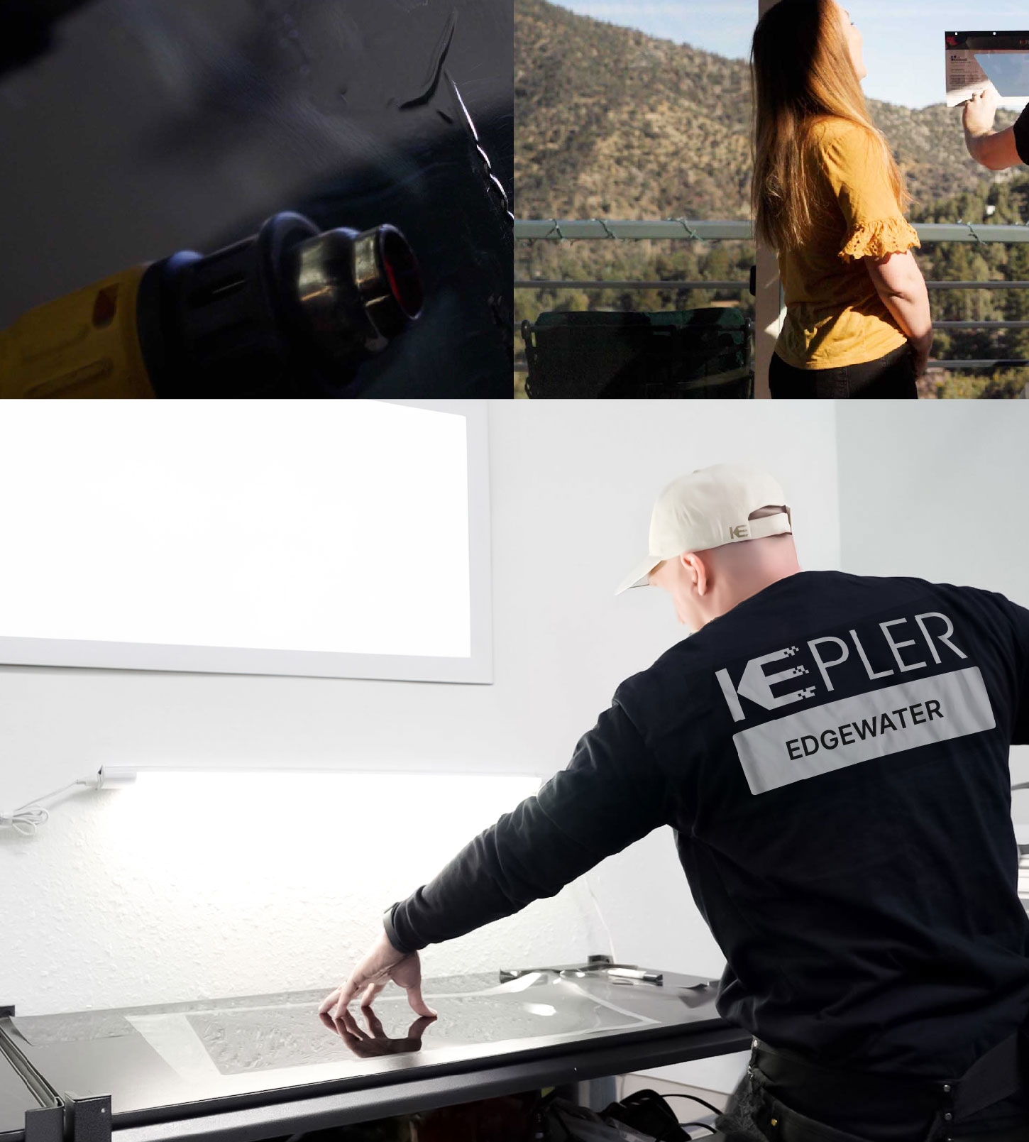 Window Tinting Specialist Cutting Film in Edgewater, Florida