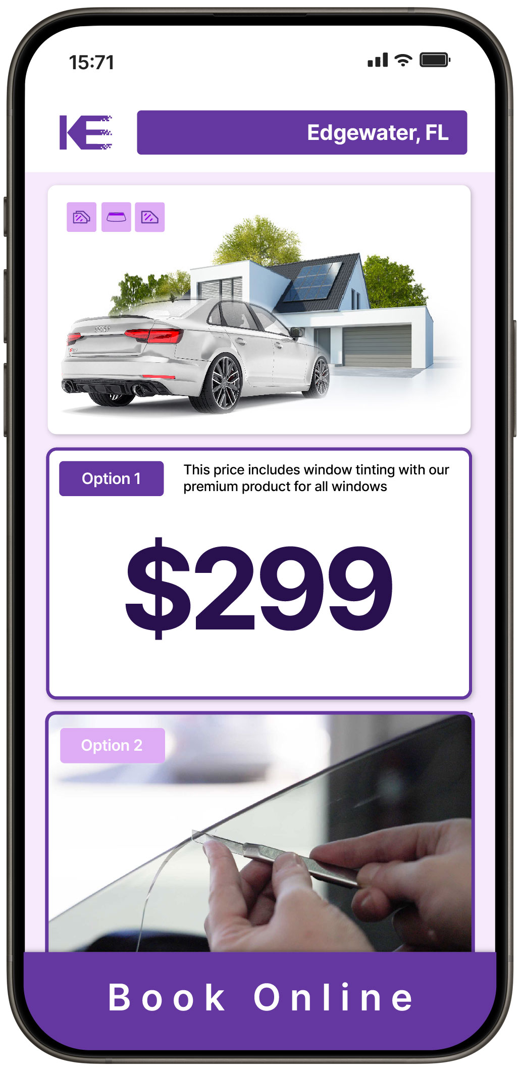 View Reasonable Tesla Window Tinting Rates in Jacksonville Beach, Florida