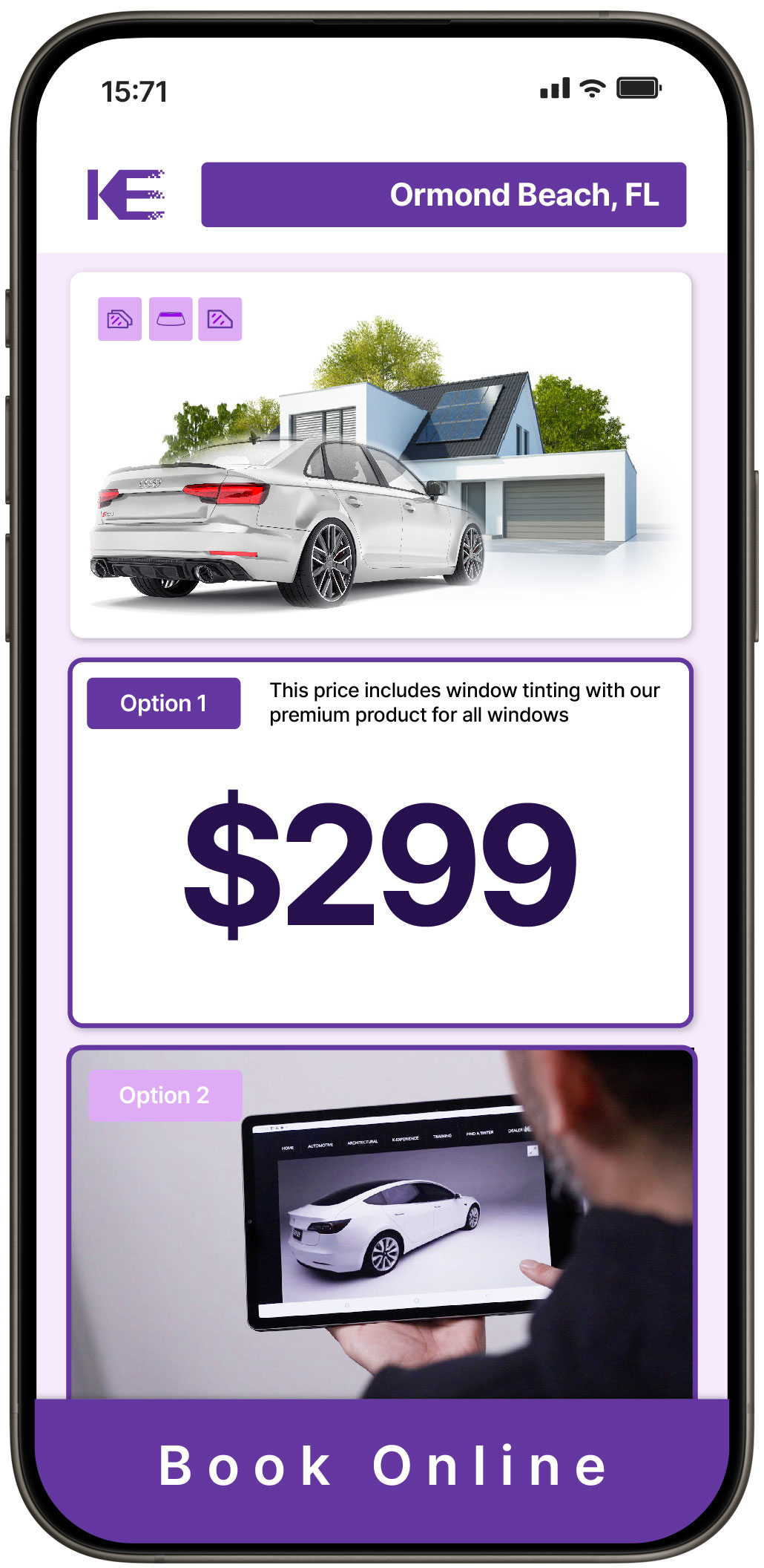 View Reasonable Tesla Window Tinting Prices in Deltona, Florida
