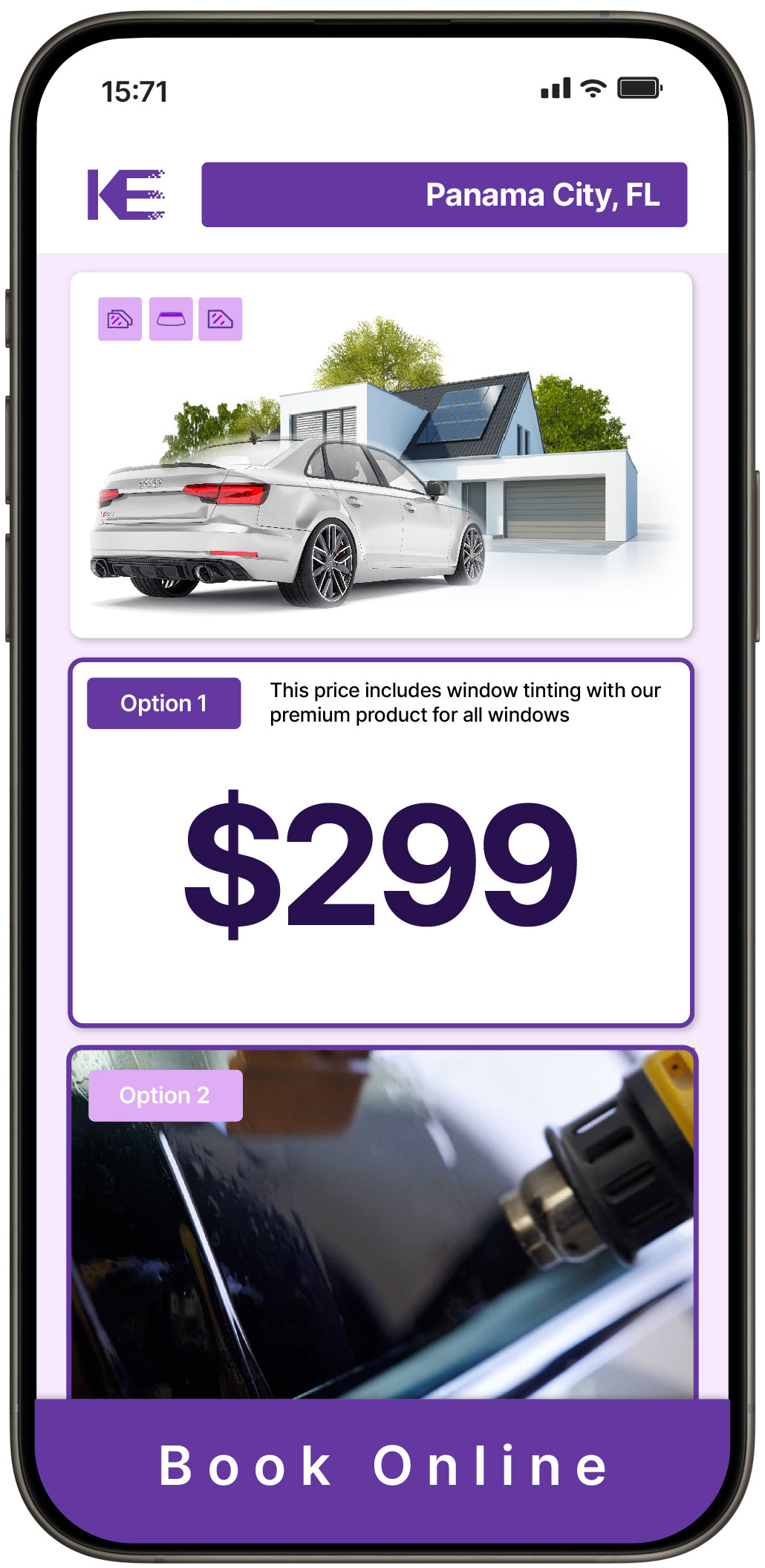 View Affordable Tesla Window Tinting Rates in Winter Park, Florida